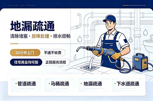 凌源地漏疏通